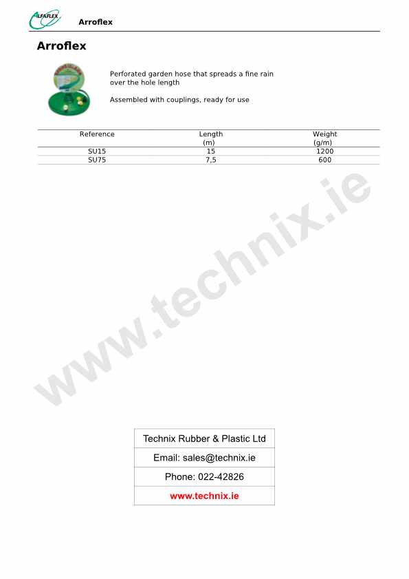 arroflex technix rubber & plastic mallow co cork